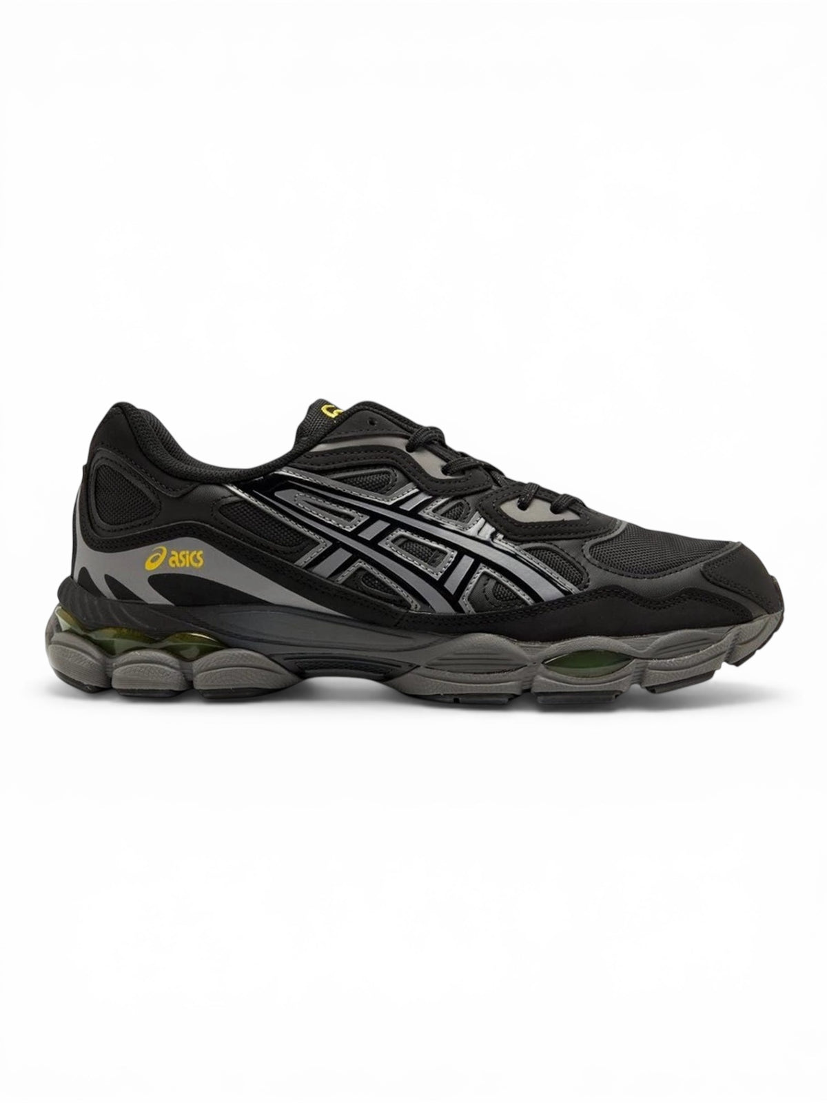 *PRE OWNED* ASICS GEL NYC BLACK/GREY/YELLOW