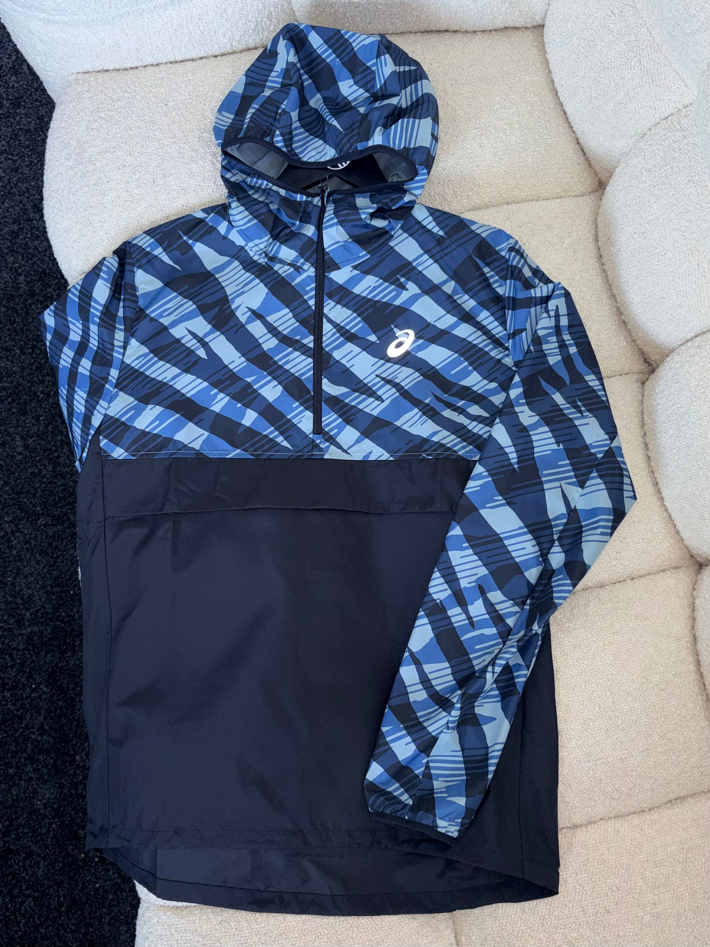 ASICS HYBRID JACKET BLUE TIGER