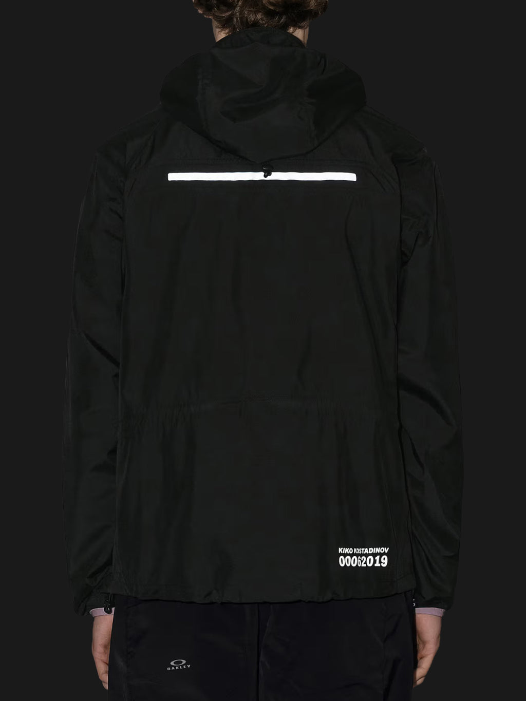 ASICS WOVEN WINDRUNNER JACKET BLACK/LILAC