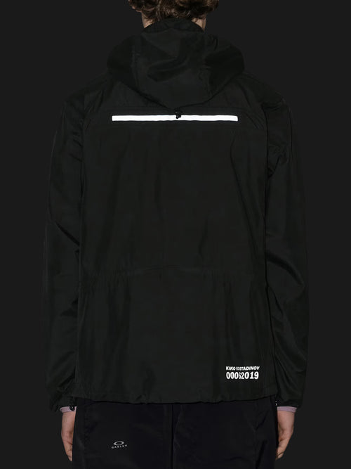 ASICS WOVEN WINDRUNNER JACKET BLACK/LILAC