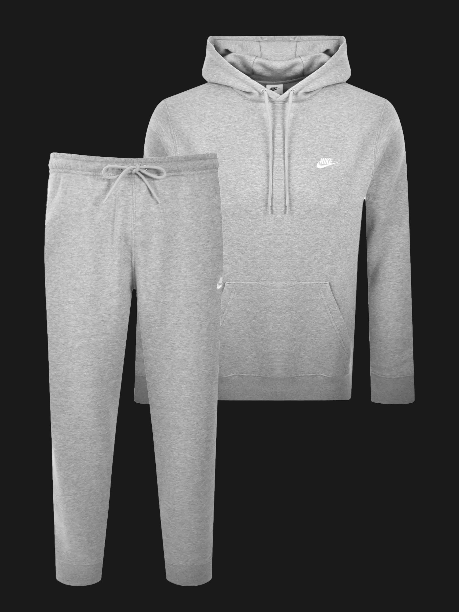 NIKE CLUB FLEECE TRACKSUIT GREY