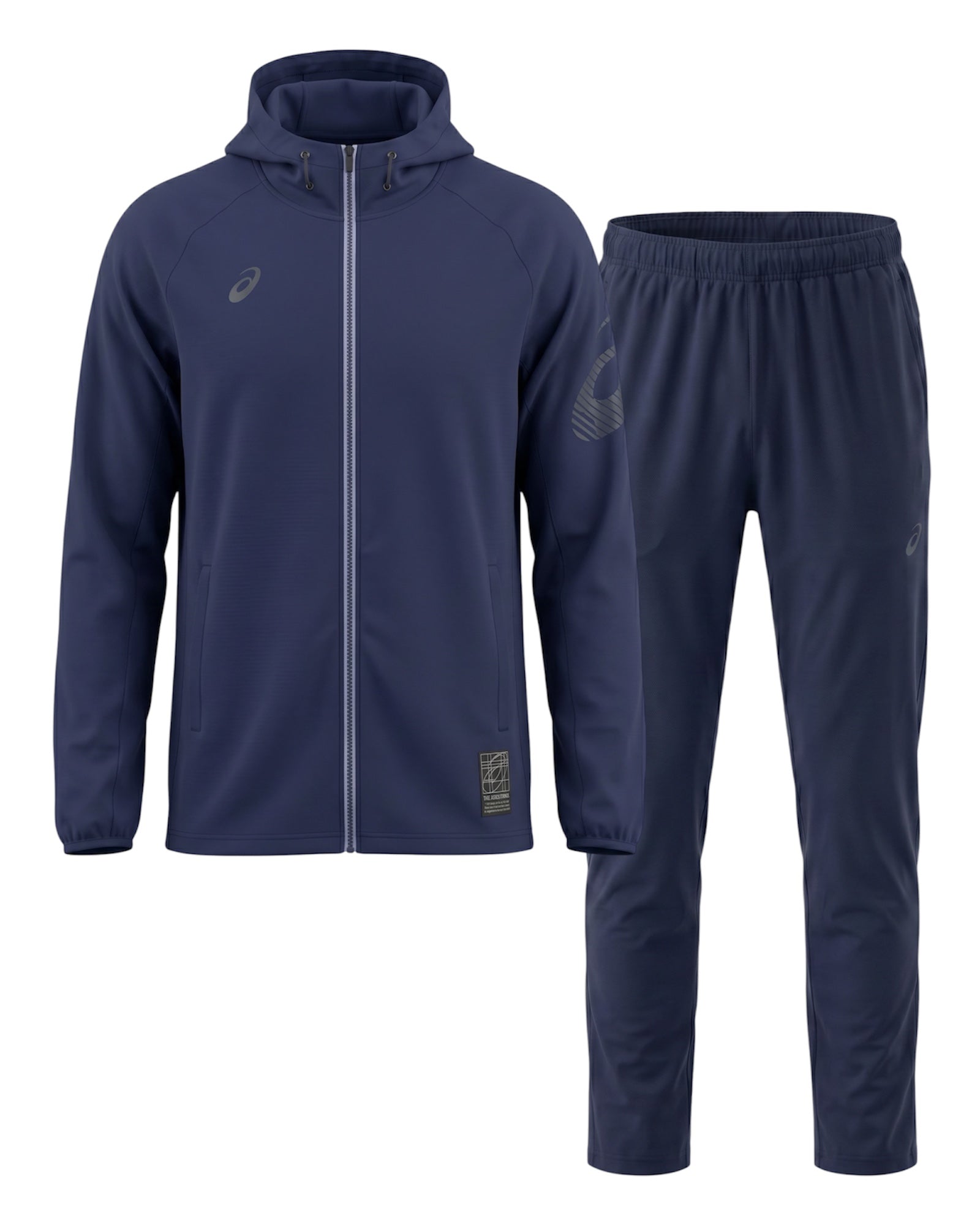 Asics Stretch Woven Tracksuit Navy