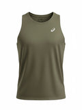 Asics Vest Brown Stone