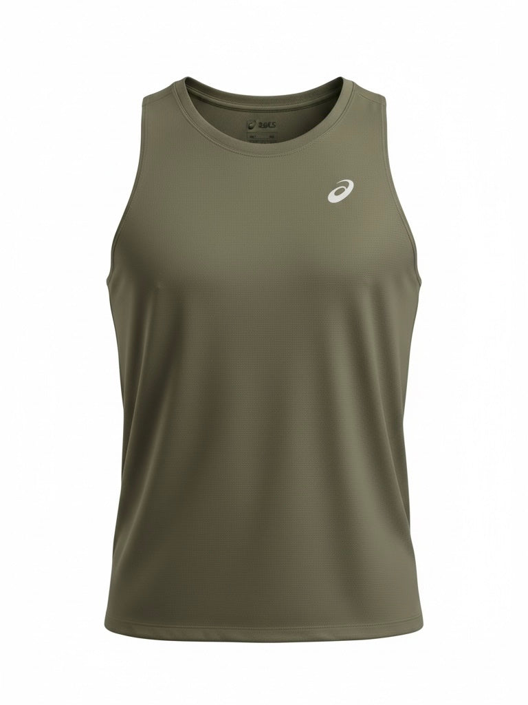 Asics Vest Brown Stone