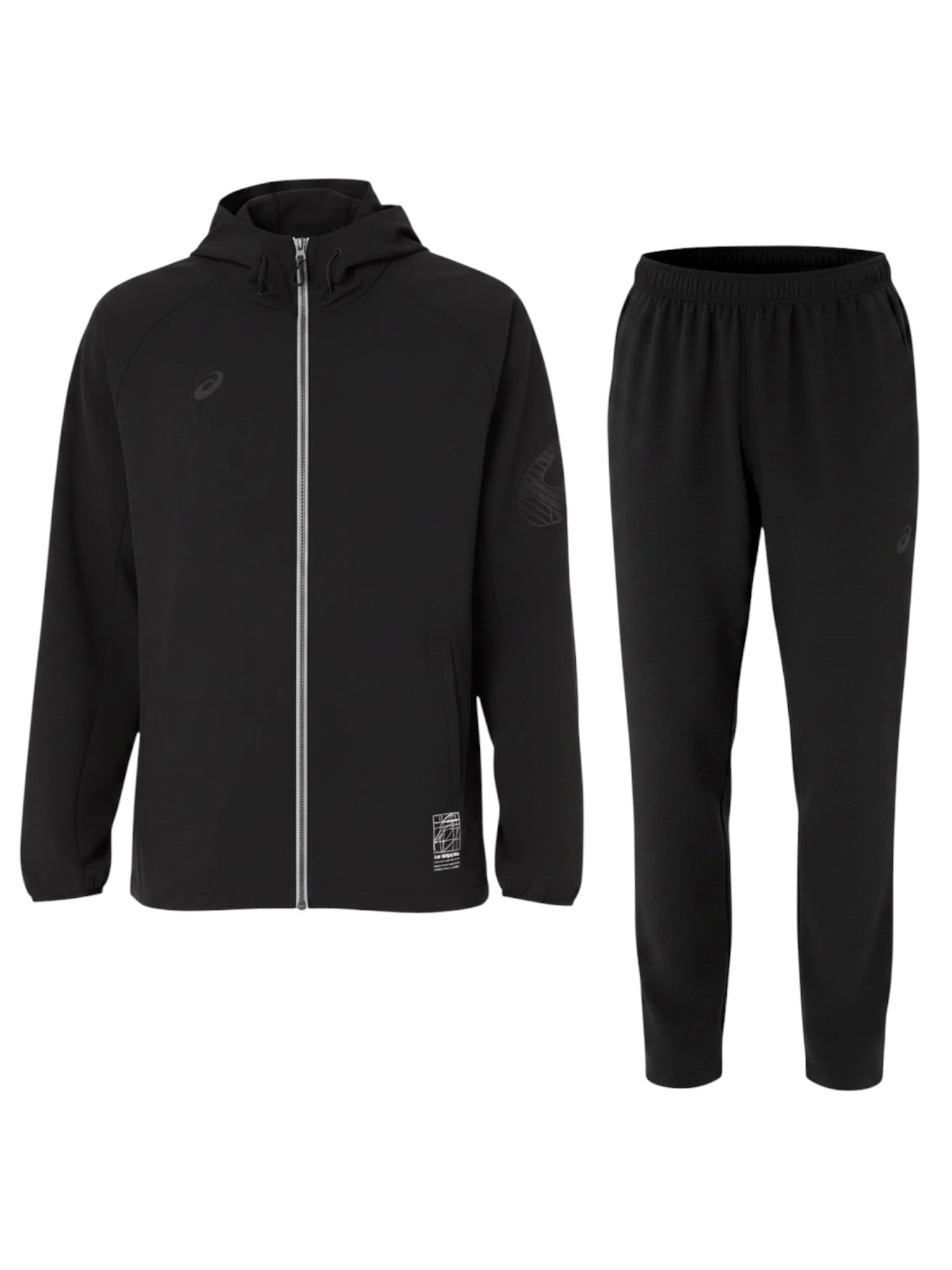 ASICS STRETCH WOVEN TRACKSUIT BLACK