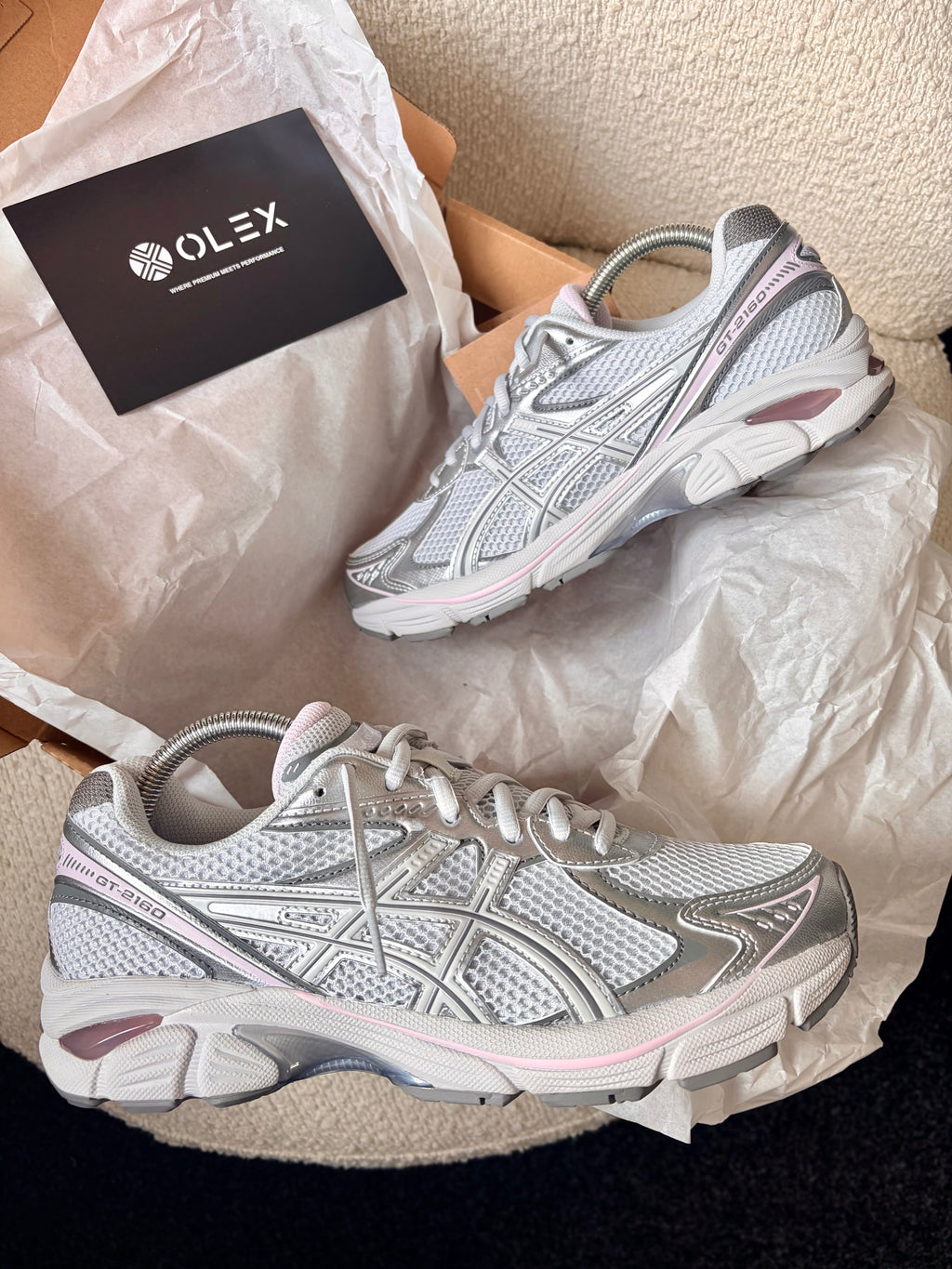 ASICS GT-2160 GLACIER GREY/COSMOS PINK