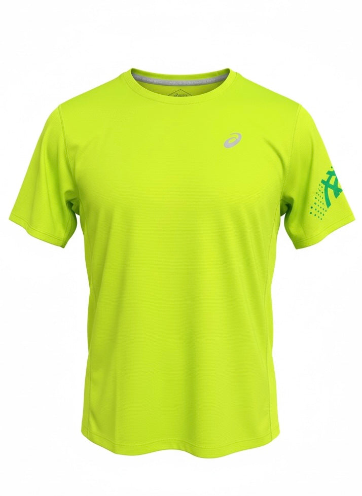 ASICS ICON T-SHIRT LIME ZEST