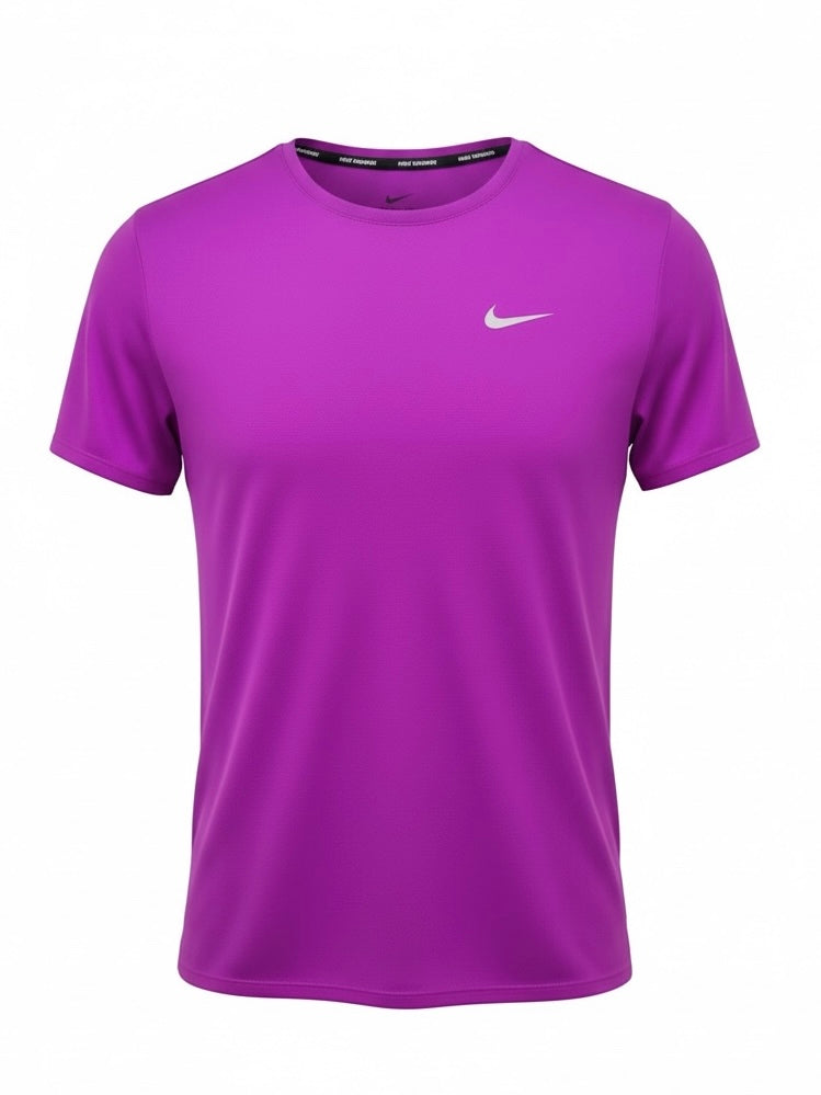 NIKE MILER T-SHIRT / SHORTS SET VIVID PURPLE