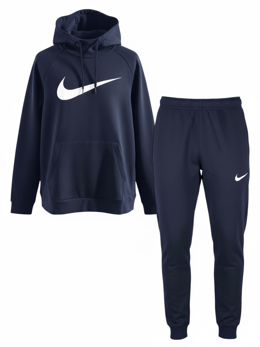 Nike Pro Tracksuit Navy/White