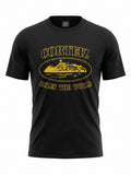 Corteiz OG Alcatraz T-Shirt Black/Yellow
