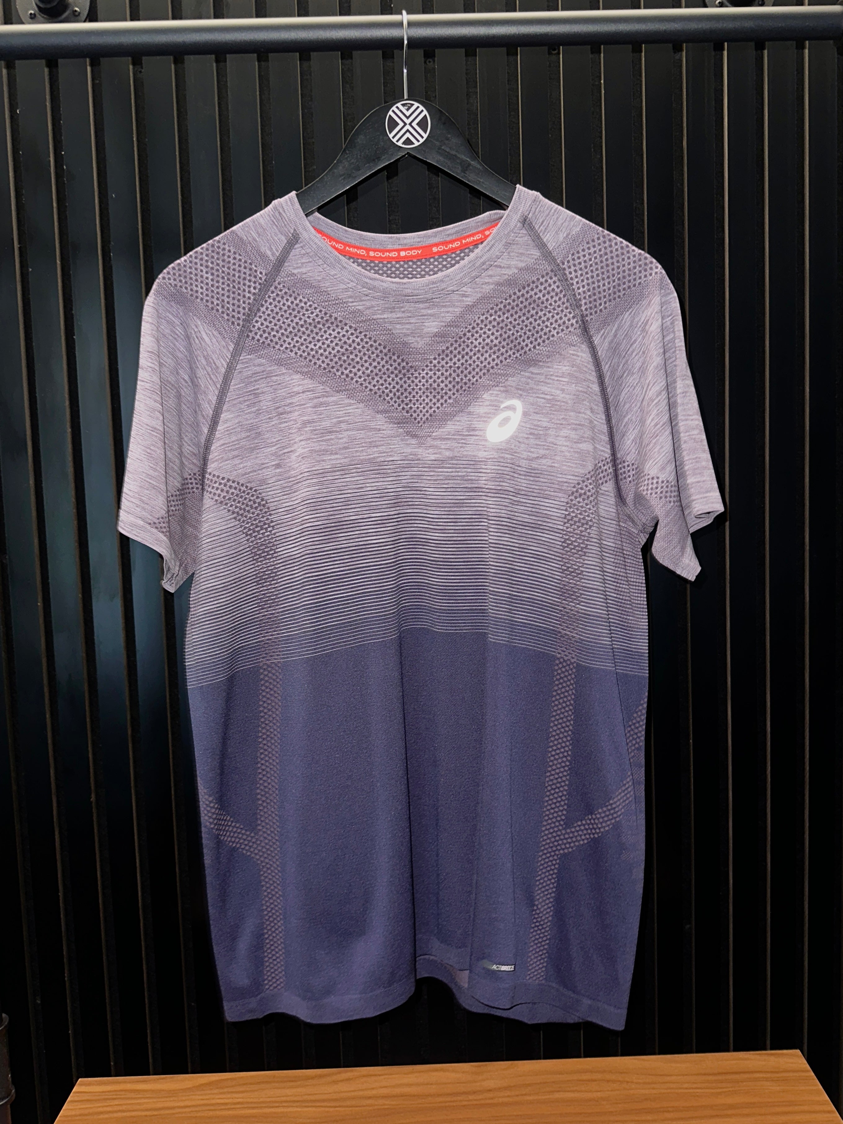 SEAMLESS T-SHIRT LAVENDER/INDIGO’
