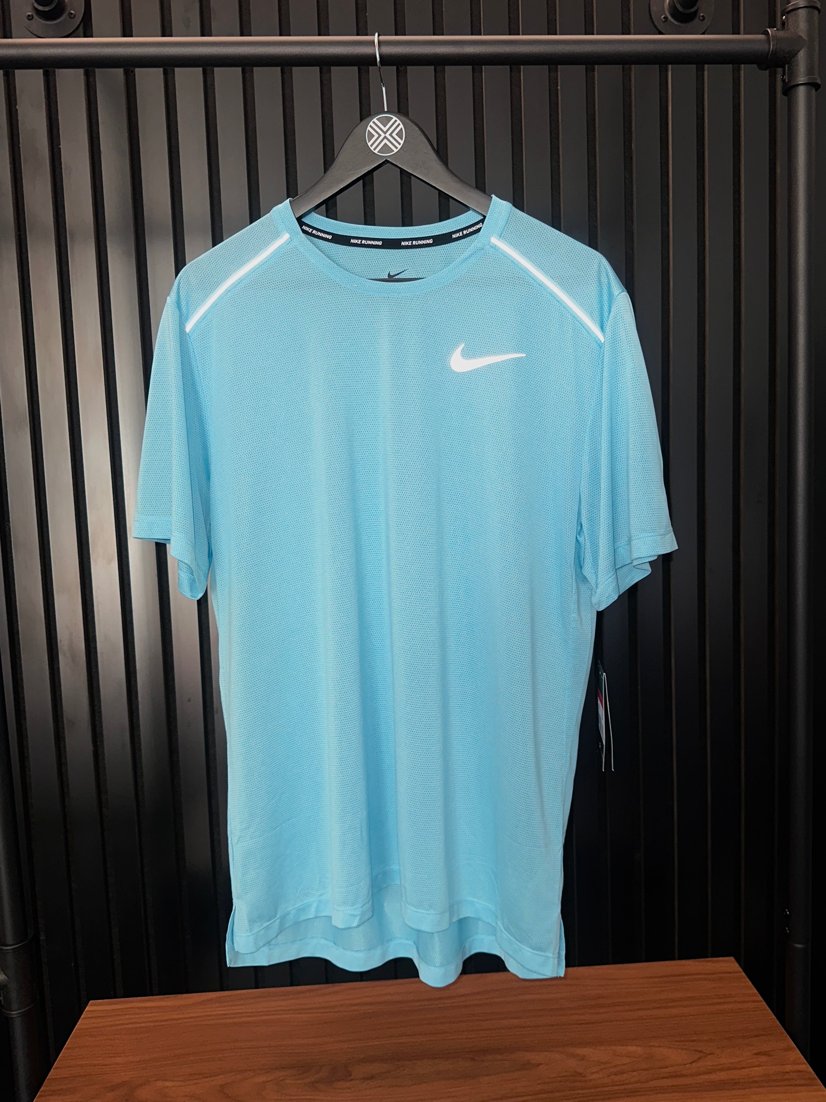 NIKE 2017 BREATHE MILER T-SHIRT AQUA