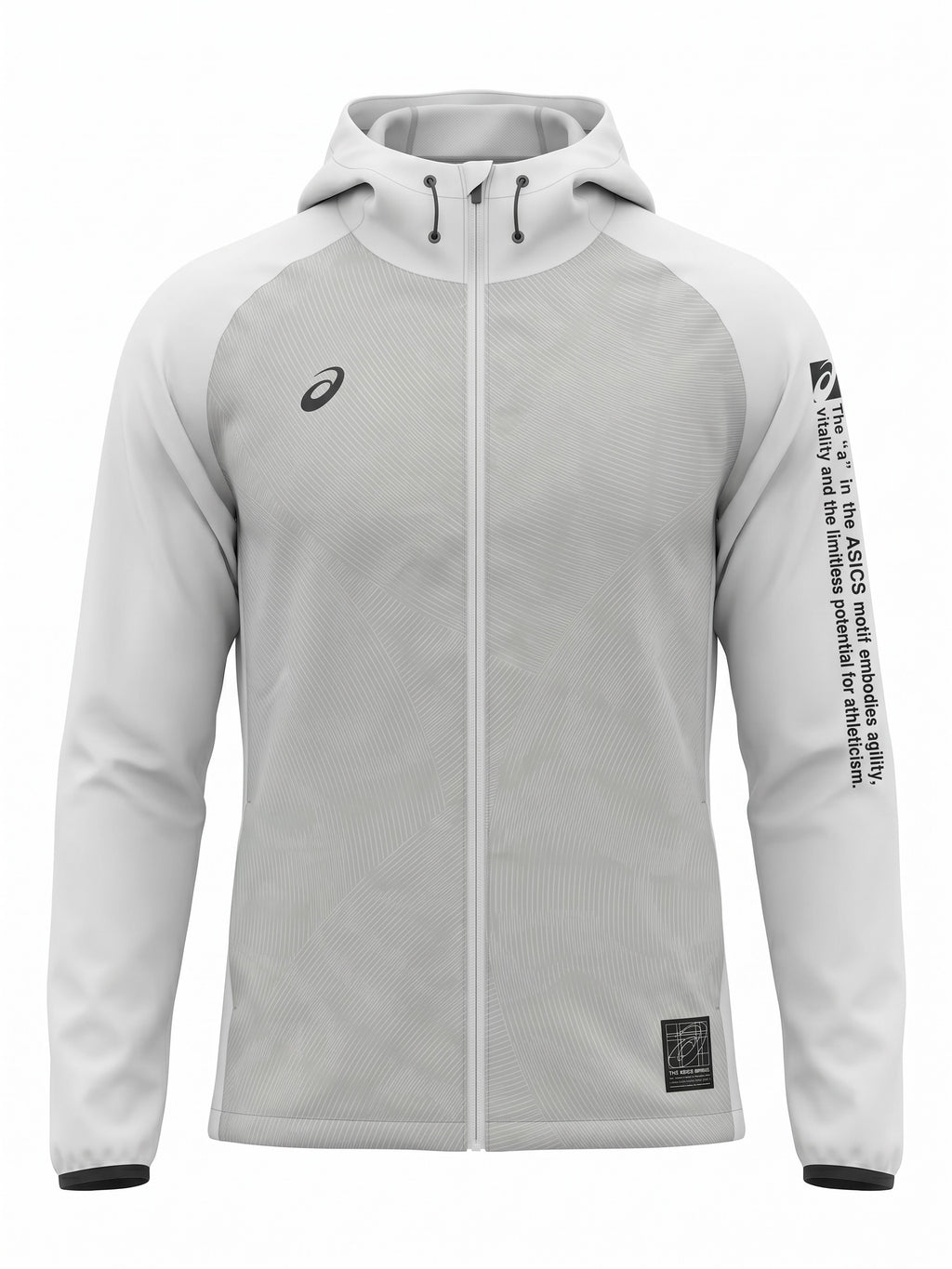 Asics Fleece Lined Agility Tracksuit White/Navy