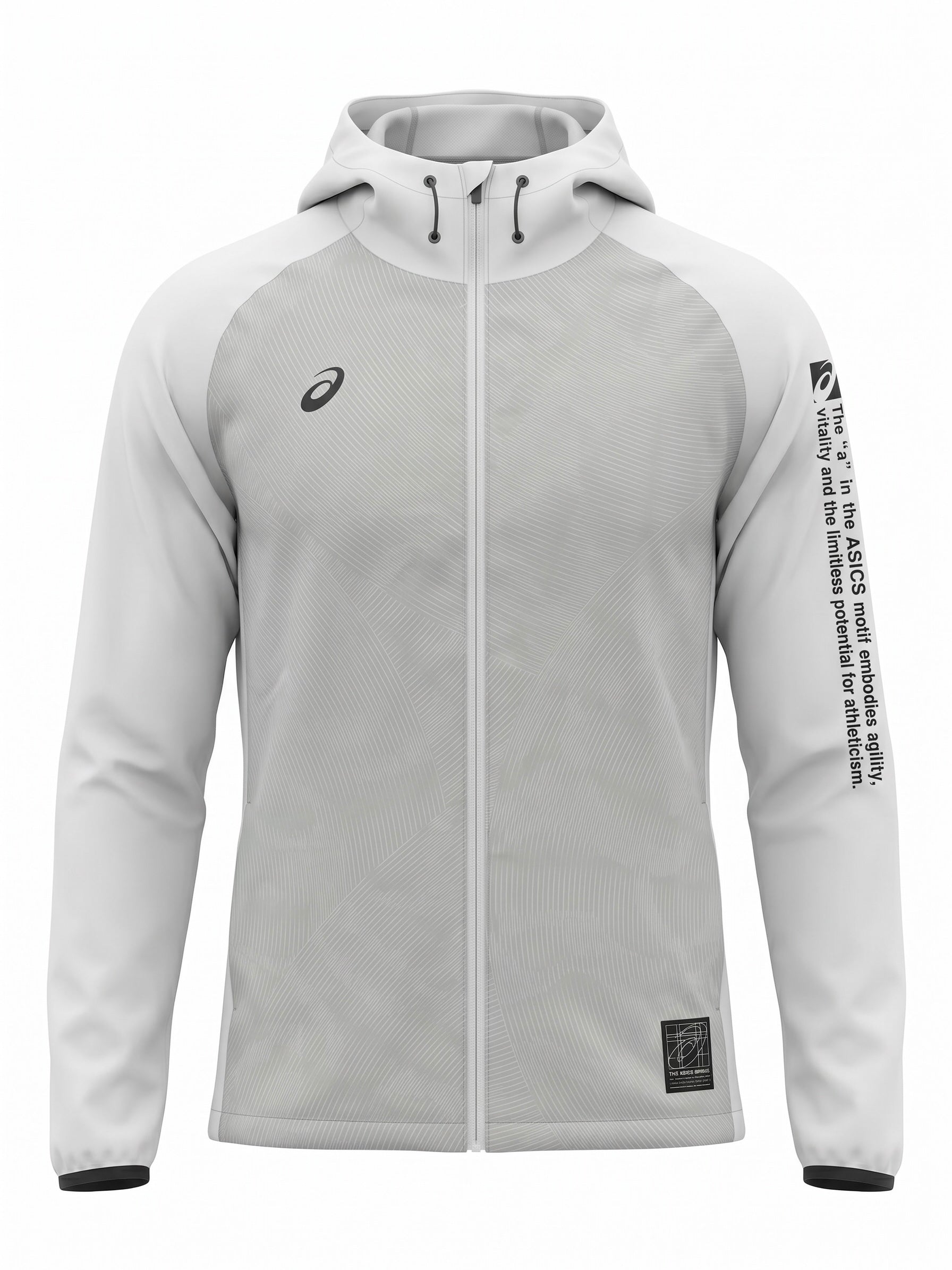 Asics Fleece Lined Agility Tracksuit White/Navy