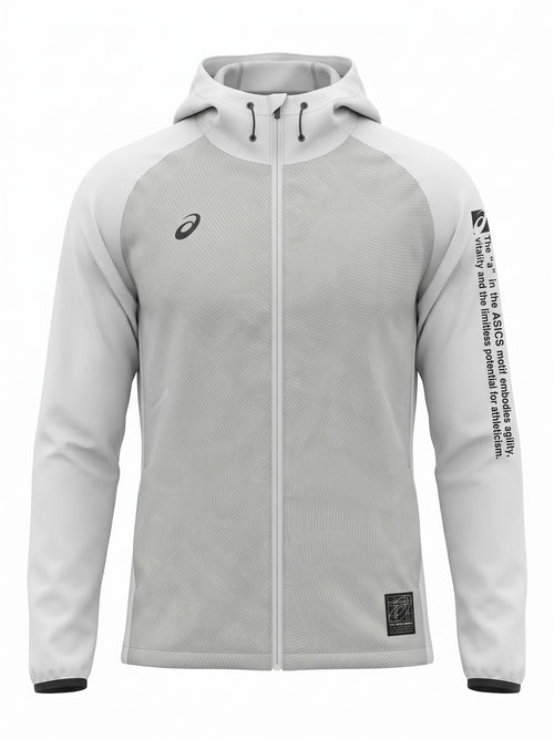 Asics Fleece Lined Agility Tracksuit White/Navy