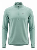 Nike Stride Therma-Fit Half Zip Cannon Green