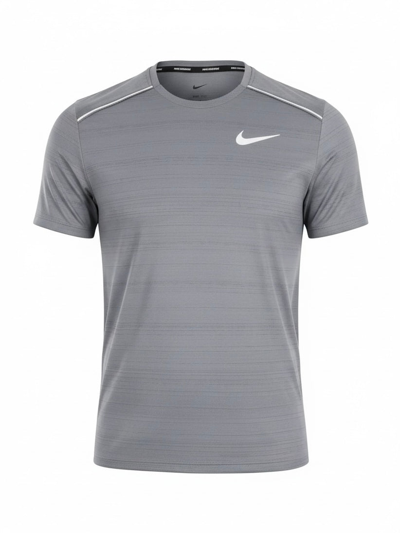 NIKE MILER T-SHIRT / SHORTS SET GREY