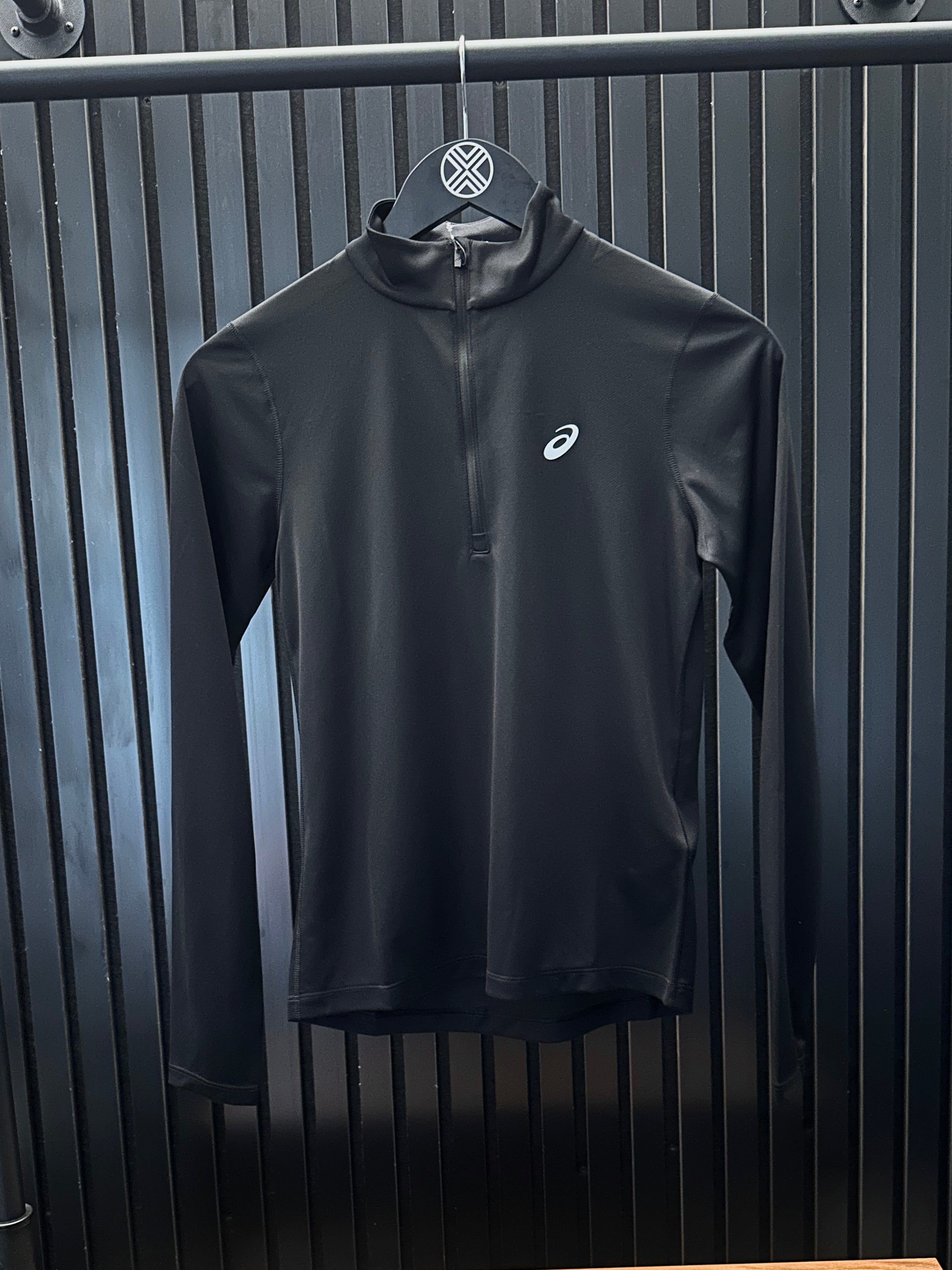 ASICS WOMENS CORE HALF ZIP BLACK