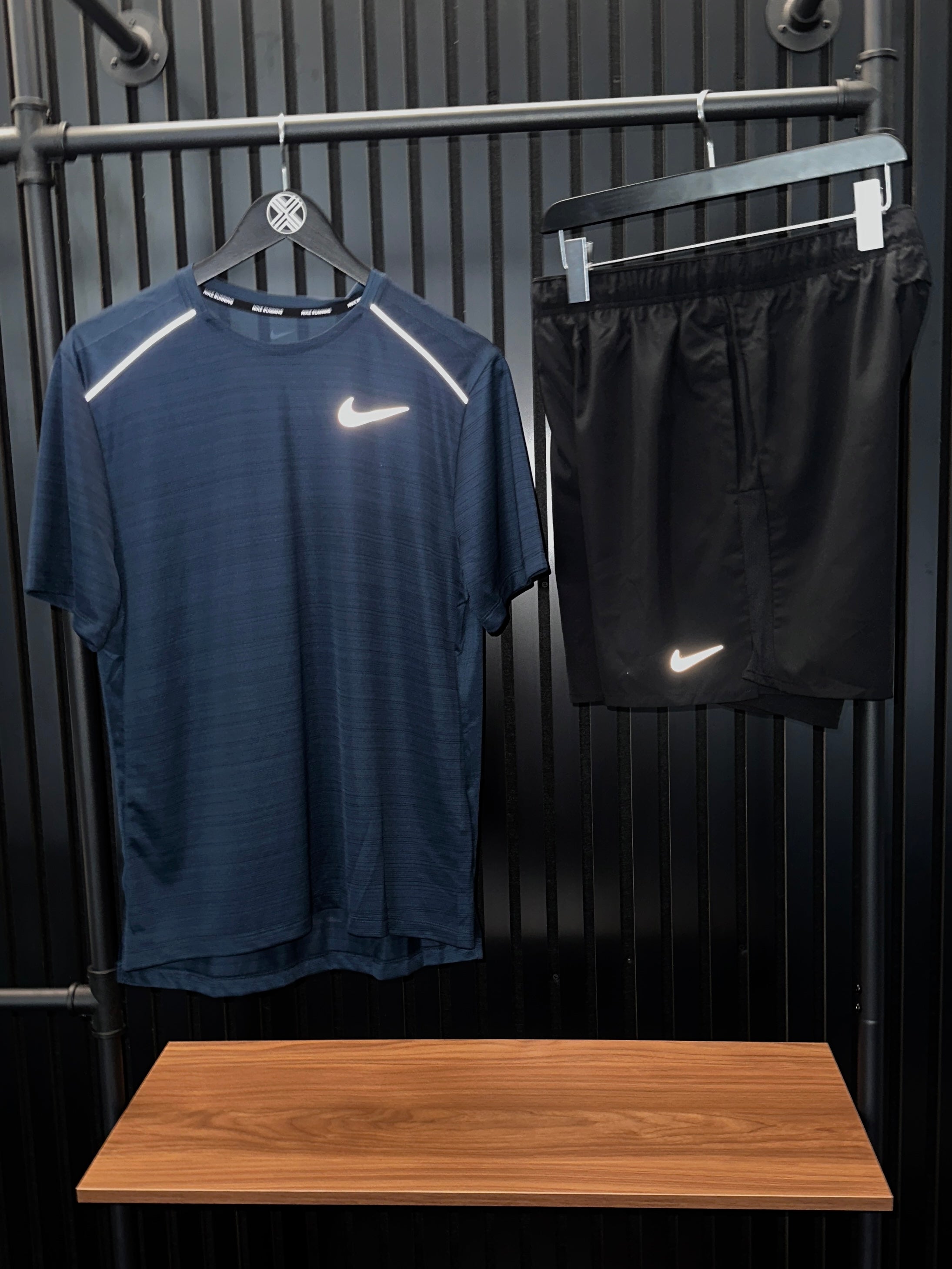 NIKE MILER x CHALLENGER SET ARMOURY NAVY/BLACK