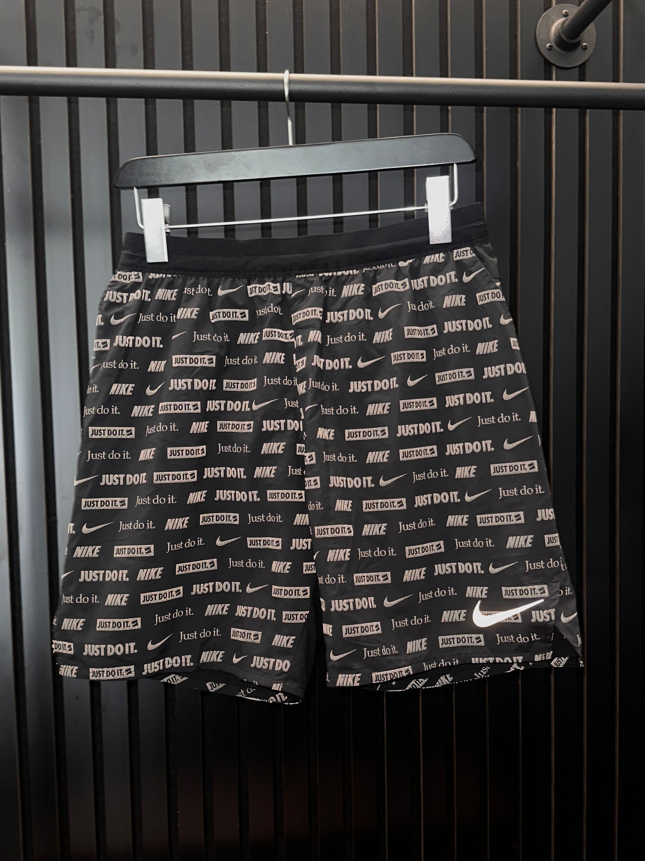 “JUST DO IT” FLASH FLEX SHORTS ‘BLACK’