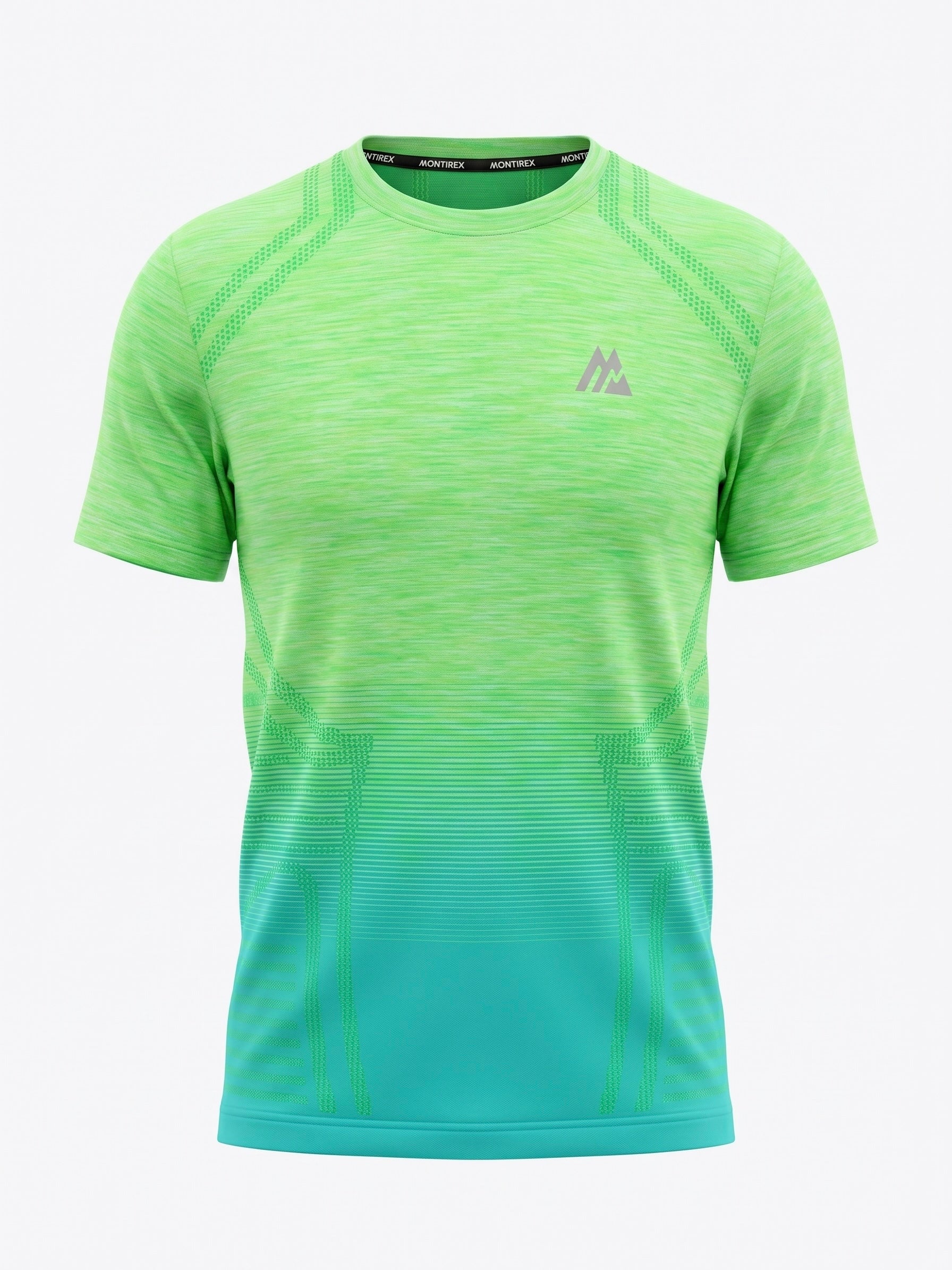 Montirex Vector Seamless T-Shirt Neon/Ocean