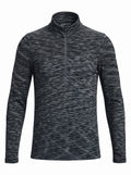Under Armour Seamless Half Zip Black/Pitch Grey