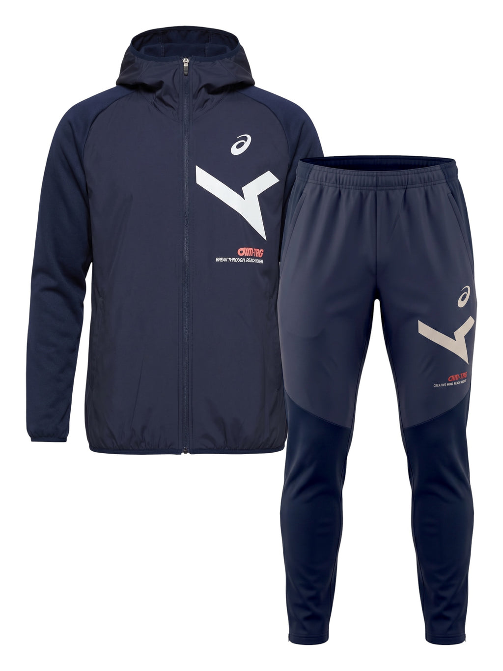 Asics Aim-TRG Tracksuit Navy