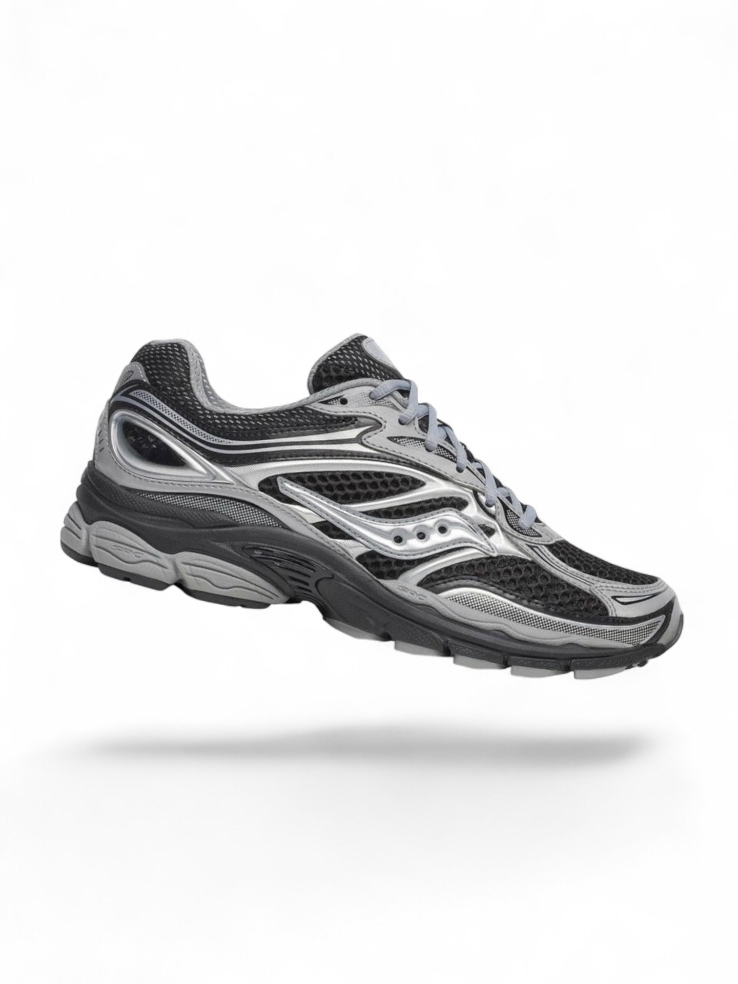 Saucony Pro Grid Omni 9 Black/ Metallic Silver