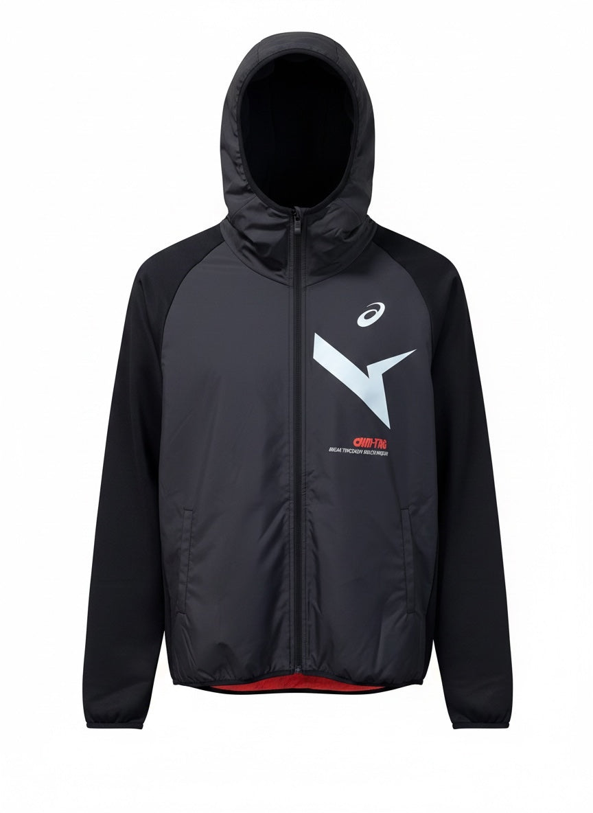 Asics Fleece Lined Tracksuit Black/Grey