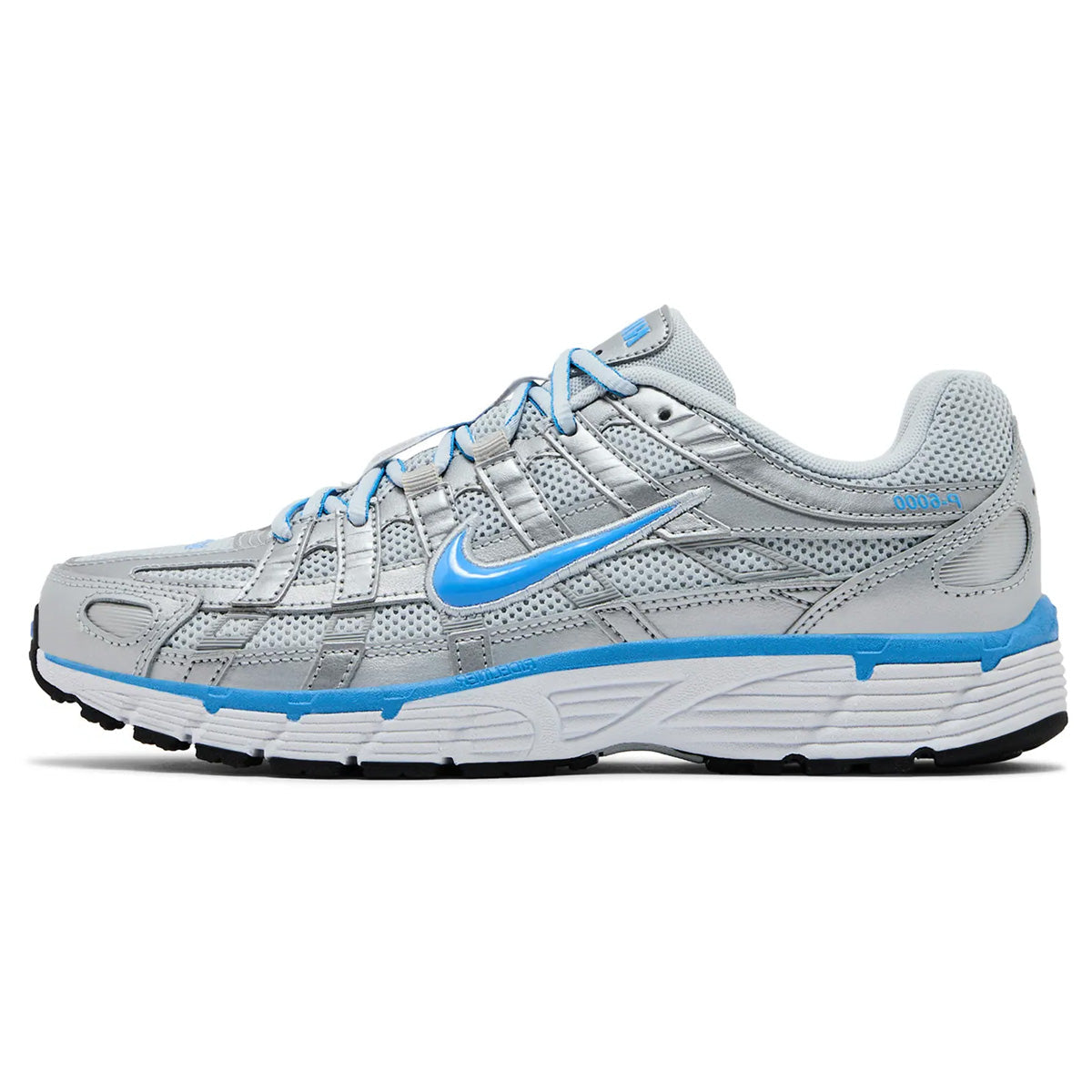 Nike P-6000 Metallic Platinum University Blue - 1