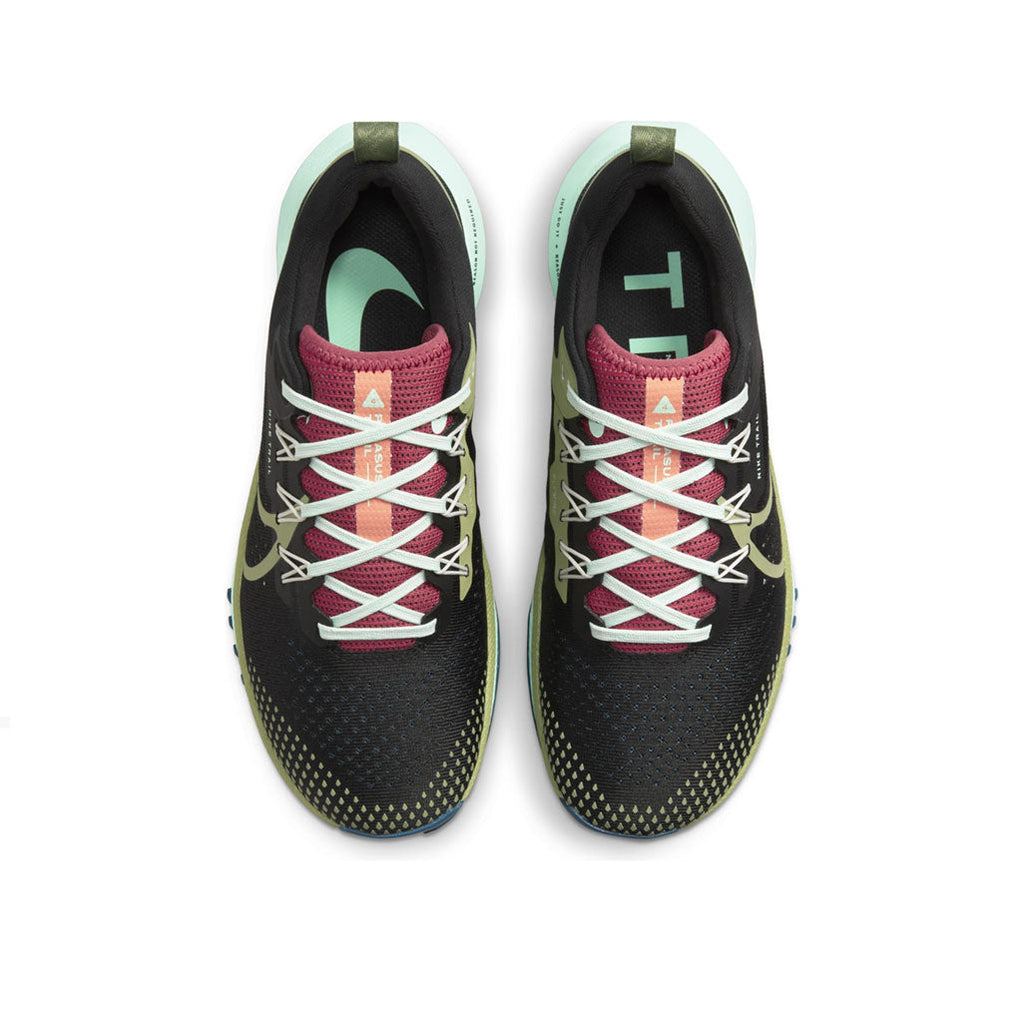 Nike React Pegasus Trail 4 Black Canyon Rust Mint Foam Alligator W